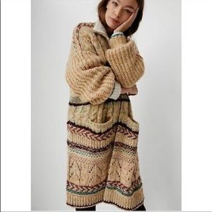 Anthropologie Pilcro Lily Longline Cardigan Size XS/S